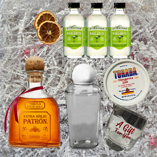 Patron Extra Anejo 375ml Gift Pack