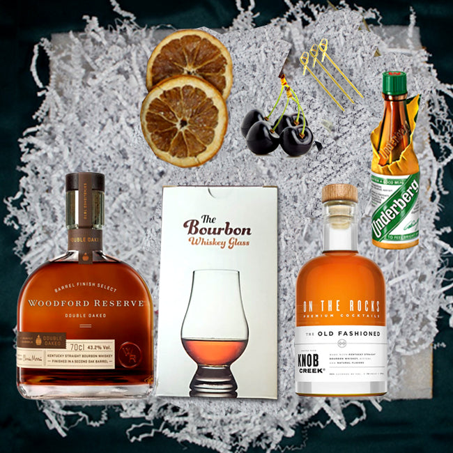 Woodford Reserve Bourbon Double Oaked Cost Plus Select Gift Pack