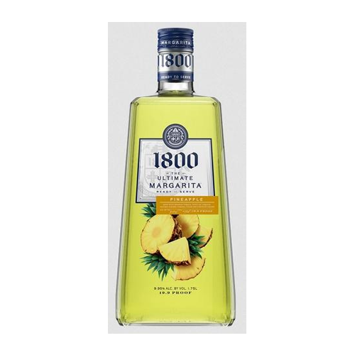 1800 Tequila Ultimate Margarita Pineapple - 1.75L