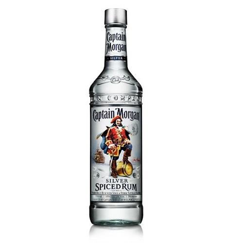 Captain Morgan Rum Silver Spiced 750ML